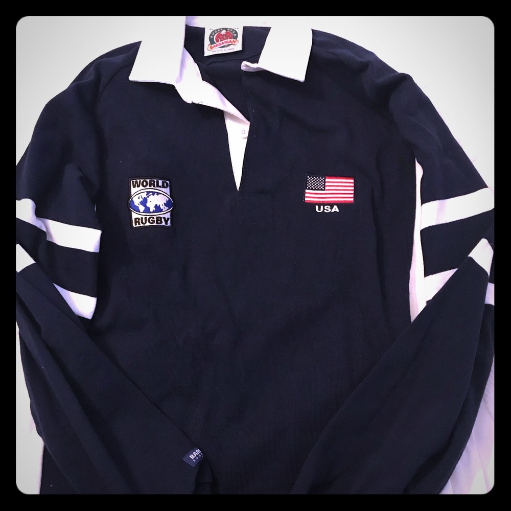 USA RUGBY WEAR - BARBARIAN MENS LONG-SLEEVE